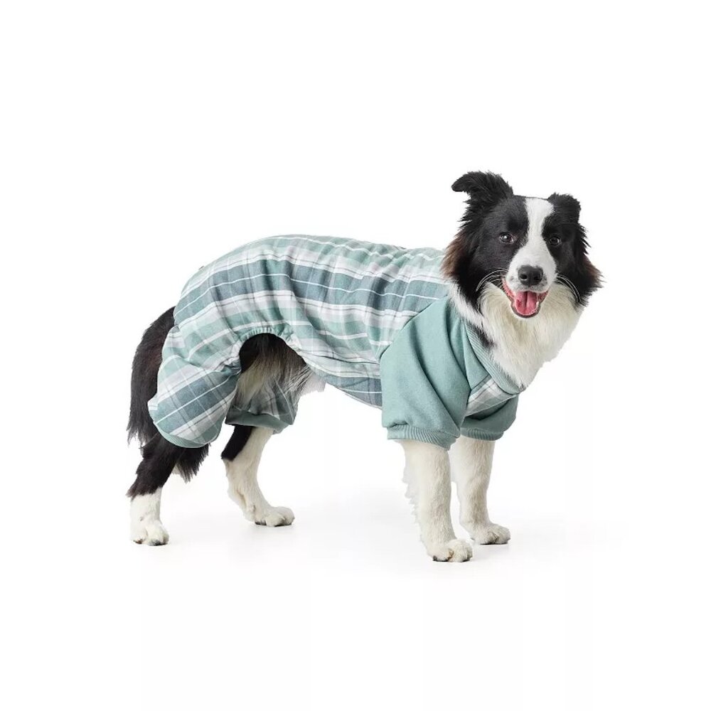 Koolaburra by UGG Xander Plaid Fleece Pet Pajamas, Onesie, S